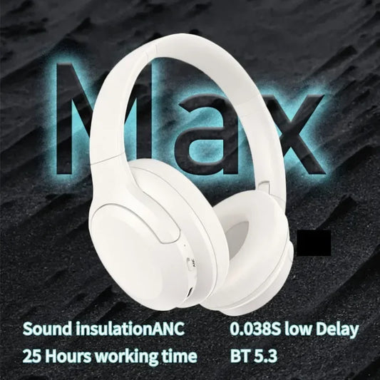 NEW Bluetooth Headphone 120 Hours Standby ANC Noise Cancellation Hi-Fi Sound Fast Charging Voice Assistant BT 5.3 Sport Headset
